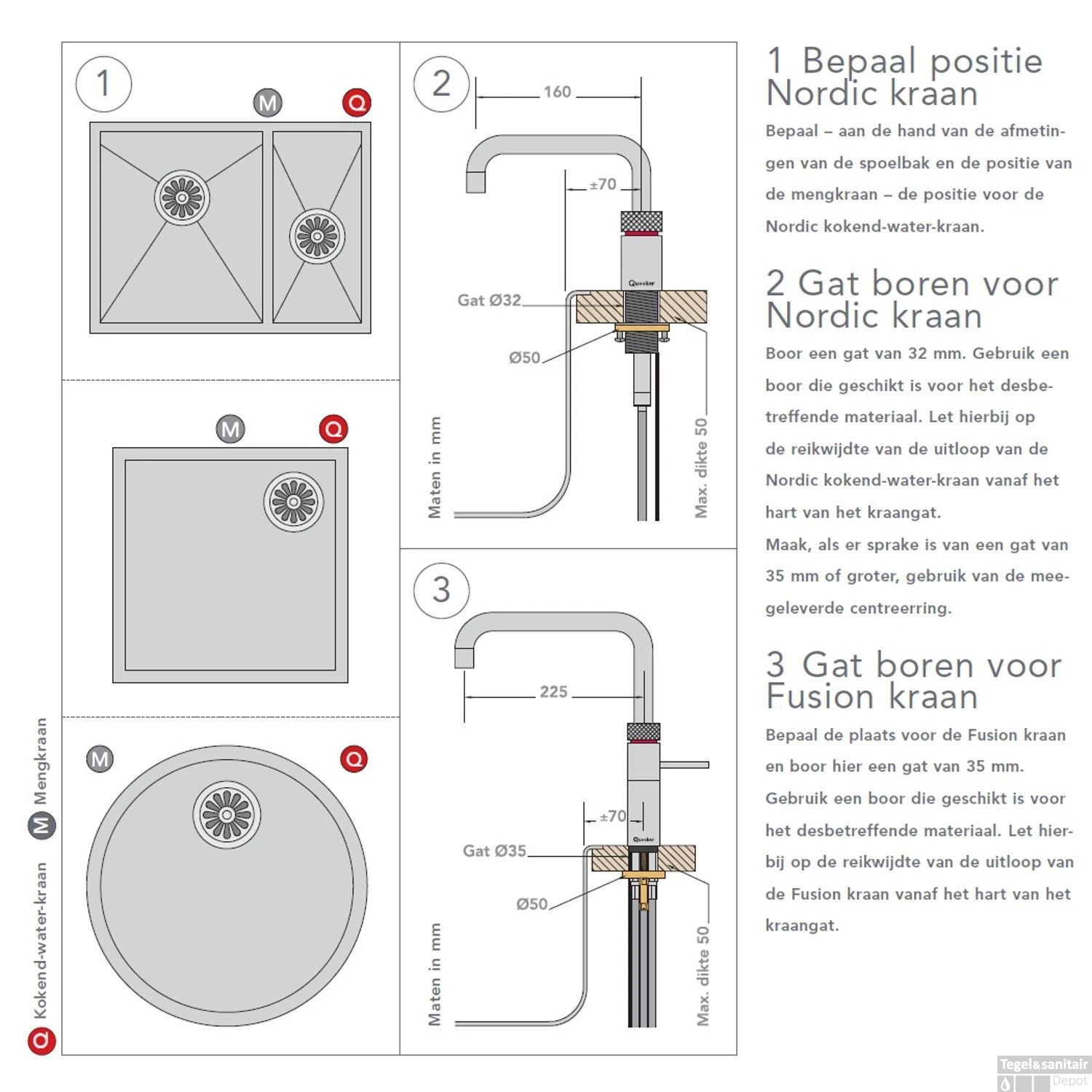 Quooker Reservoir Combi+ 2.2-E Boiler 22+EQR (alleen De Boiler) 10 Quooker Reservoir Combi+ 2.2-E Boiler 22+EQR (alleen De Boiler) - Afbeelding 8