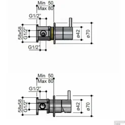 Complete Regendouche Hotbath Cobber IBS21 Inbouwset Met 2-Weg-Stop-Omstel -Exporteren Badkamer Top Winkel complete regendouche hotbath cobber ibs21 inbouwset met 2 weg stop omstel tech