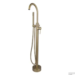 Vrijstaande Badkraan Boss & Wessing Colorato 1 Hendel 111 Cm Geborsteld Goud