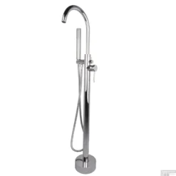 Vrijstaande Badkraan Boss & Wessing Colorato Met Staaf Handdouche Set Chroom