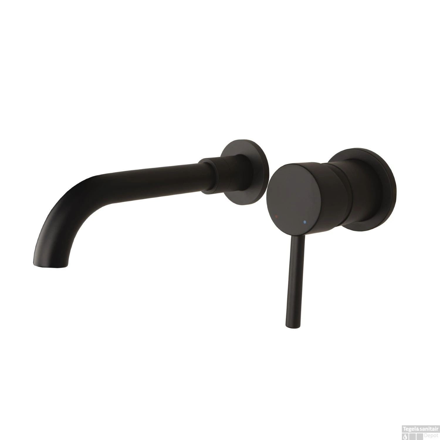 BWS Wastafelkraan Inbouw | Colorato | Incl. Inbouwdeel | Messing | Mat Zwart 3 BWS Wastafelkraan Inbouw | Colorato | Incl. Inbouwdeel | Messing | Mat Zwart