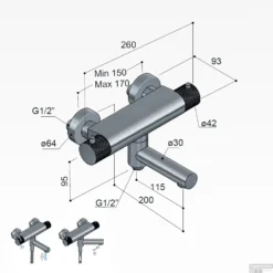 Thermostatische Badmengkraan Hotbath Cobber X Met Wegdraaibare Uitloop Chroom 7 Thermostatische Badmengkraan Hotbath Cobber X Met Wegdraaibare Uitloop Chroom -Exporteren Badkamer Top Winkel cx020cr thermostatische badmengkraan hotbath cobber x met wegdraaibare uitloop chroom tech