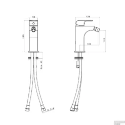 Bidetmengkraan Sapho Dimy Uitloop Recht 1-hendel 16.5 Cm Chroom -Exporteren Badkamer Top Winkel dm013 bidetmengkraan sapho dimy uitloop recht 1 hendel 16.5 cm chroom 3
