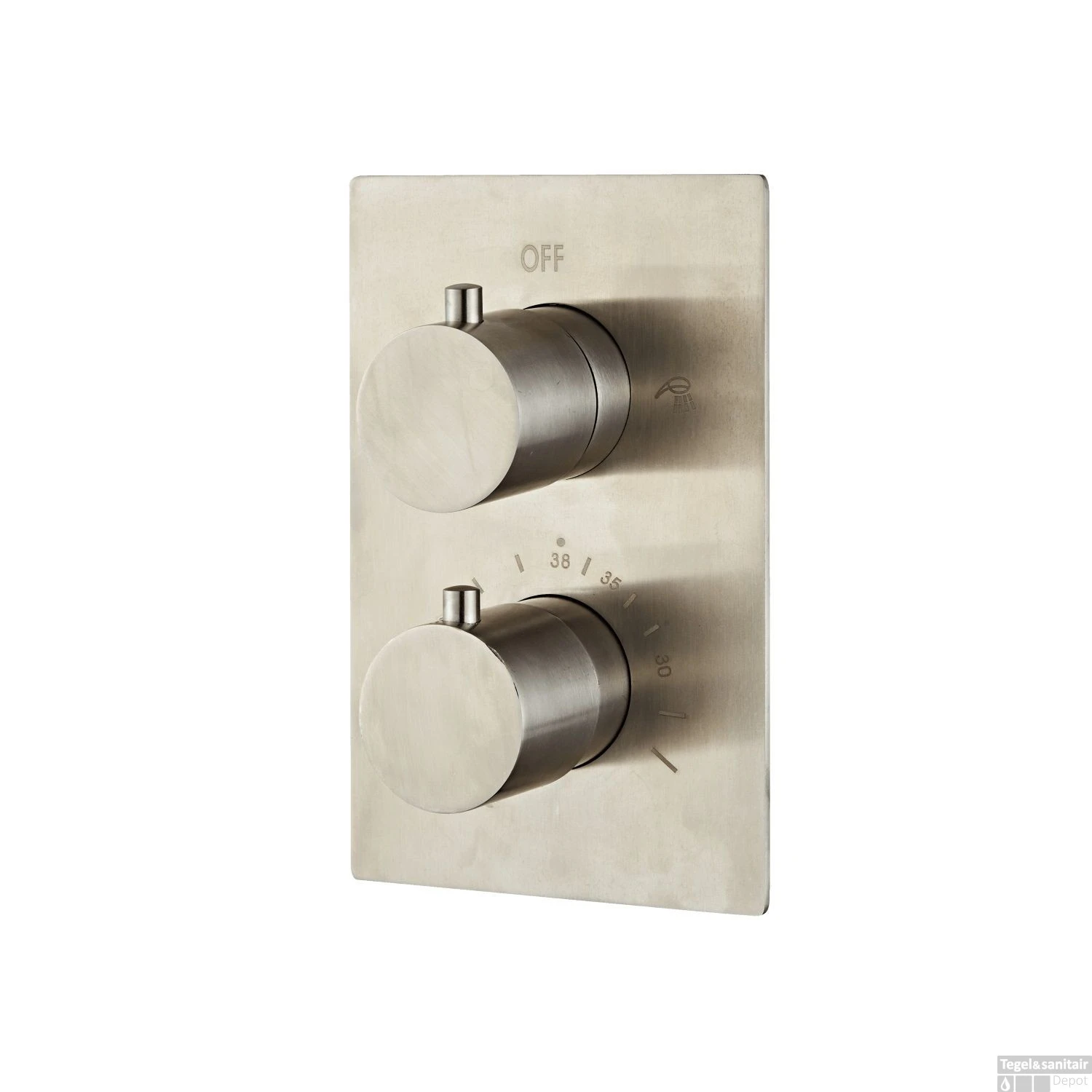 Inbouw Regendouche BWS Exclusive Volledig 304 RVS 20cm Met Handdouche Plafondmontage 5 Inbouw Regendouche BWS Exclusive Volledig 304 RVS 20cm Met Handdouche Plafondmontage - Afbeelding 3