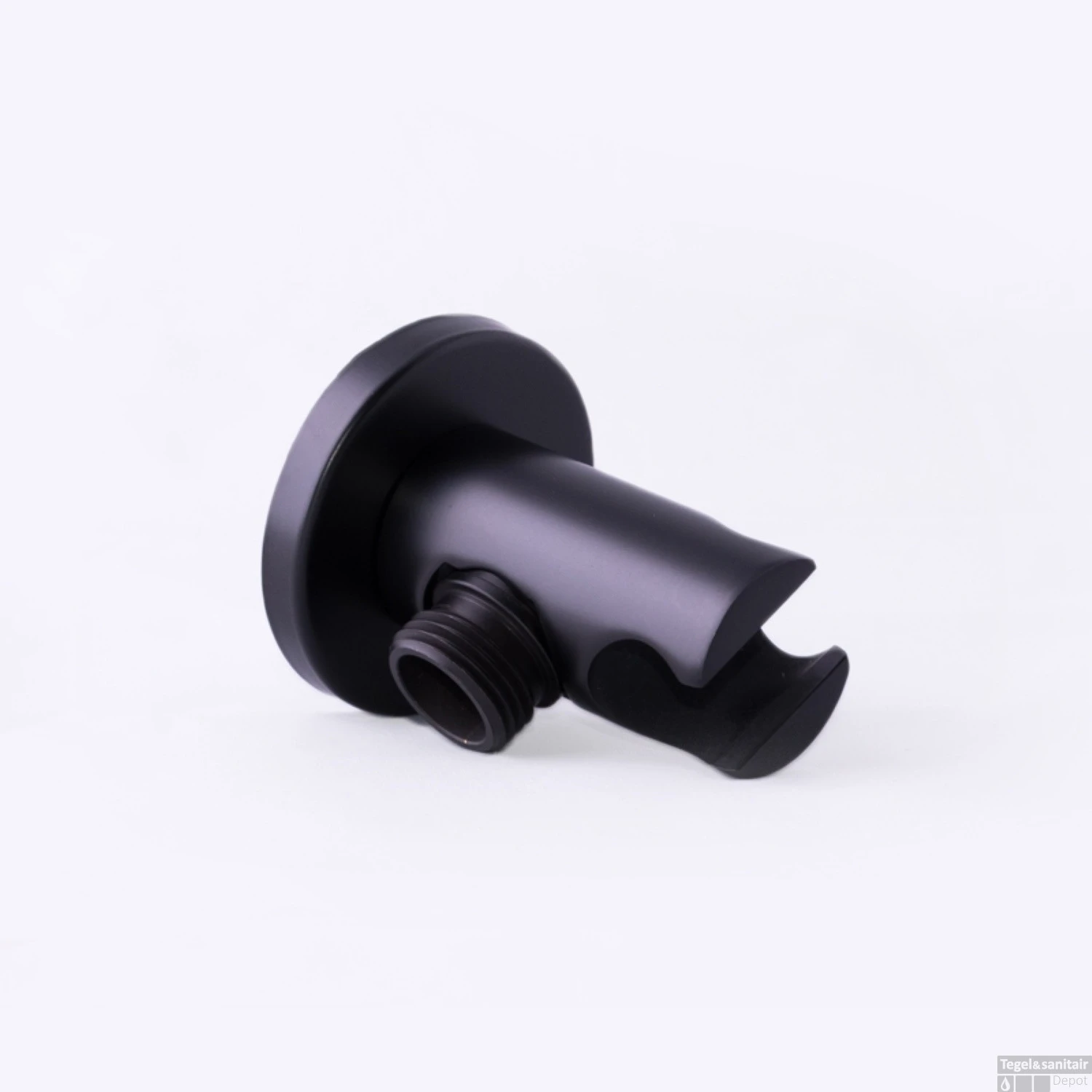 Doucheaansluiting Boss & Wessing Nero Opsteekgarnituur Messing Mat Zwart 4 Doucheaansluiting Boss & Wessing Nero Opsteekgarnituur Messing Mat Zwart - Afbeelding 2