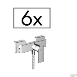 Douchekraan Opbouw HansGrohe Vernis Shape Eengreeps Projecten 6 Stuks Chroom
