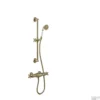 Douchekraan Tres Clasic Thermostatisch Set Incl. Glijstang En Handdouche Verouderd Messing Mat -Exporteren Badkamer Top Winkel douchekraan tres clasic thermostatisch set incl. glijstang en handdouche verouderd messing mat shop