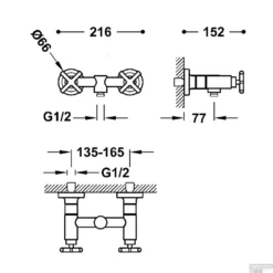 Douchemengkraan Tres Mont Blanc 2-Kruisgreep Met Staafhanddouche Mat Goud -Exporteren Badkamer Top Winkel douchemengkraan tres mont blanc 2 kruisgreep met staafhanddouche mat goud tech
