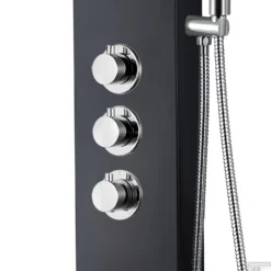 Douchepaneel Boss & Wessing Erie 160x20x7 Cm Mat Zwart -Exporteren Badkamer Top Winkel douchepaneel boss wessing erie 160x20x7 cm mat zwart 2