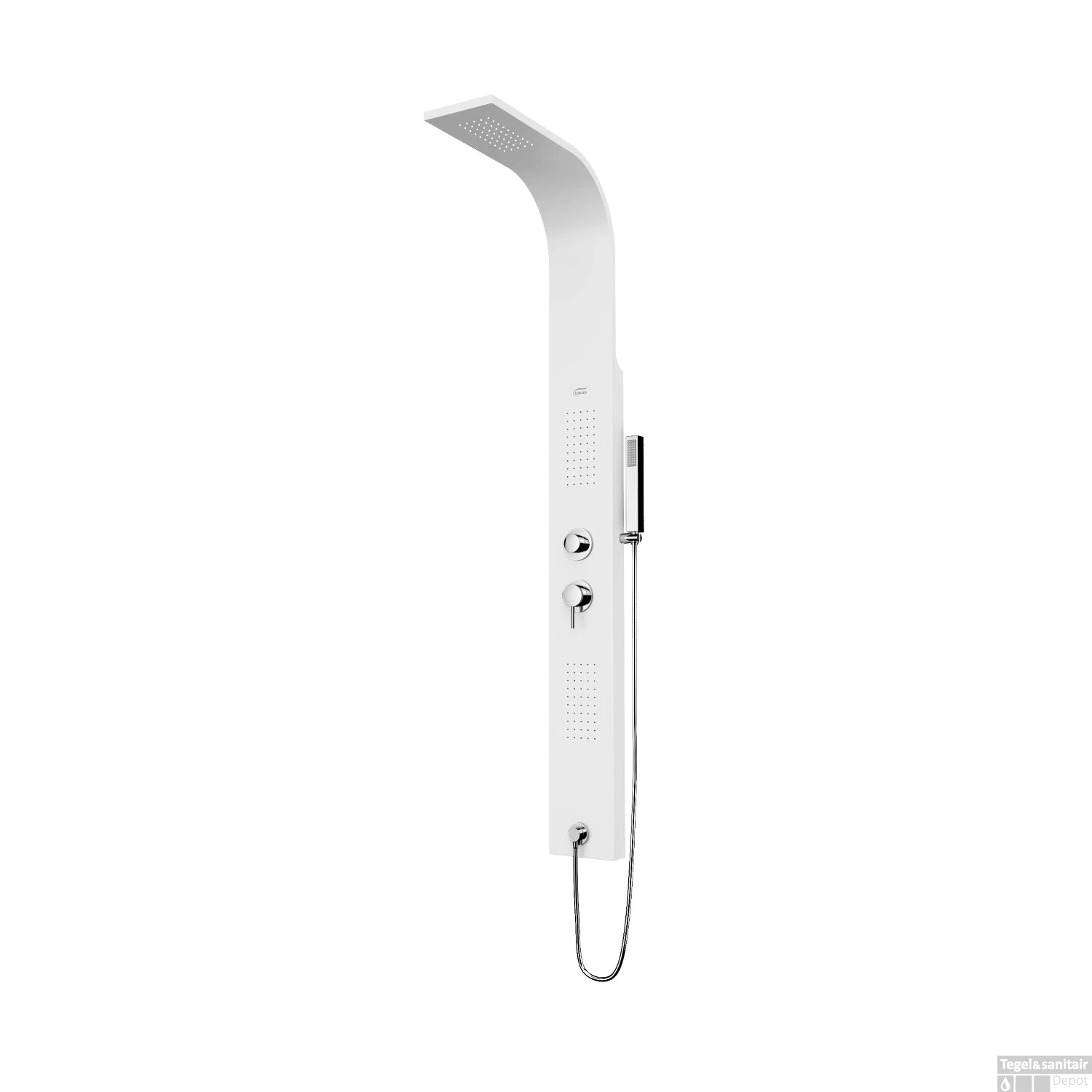 Douchepaneel Lacus Spargi 160x15x6 Cm Mat Wit 3 Douchepaneel Lacus Spargi 160x15x6 Cm Mat Wit