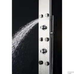 Douchepaneel Lacus Ustica 144x20x4,7 Cm Glanzend Chroom 8 Douchepaneel Lacus Ustica 144x20x4,7 Cm Glanzend Chroom -Exporteren Badkamer Top Winkel douchepaneel lcaus ustica glanzend chroom detail1