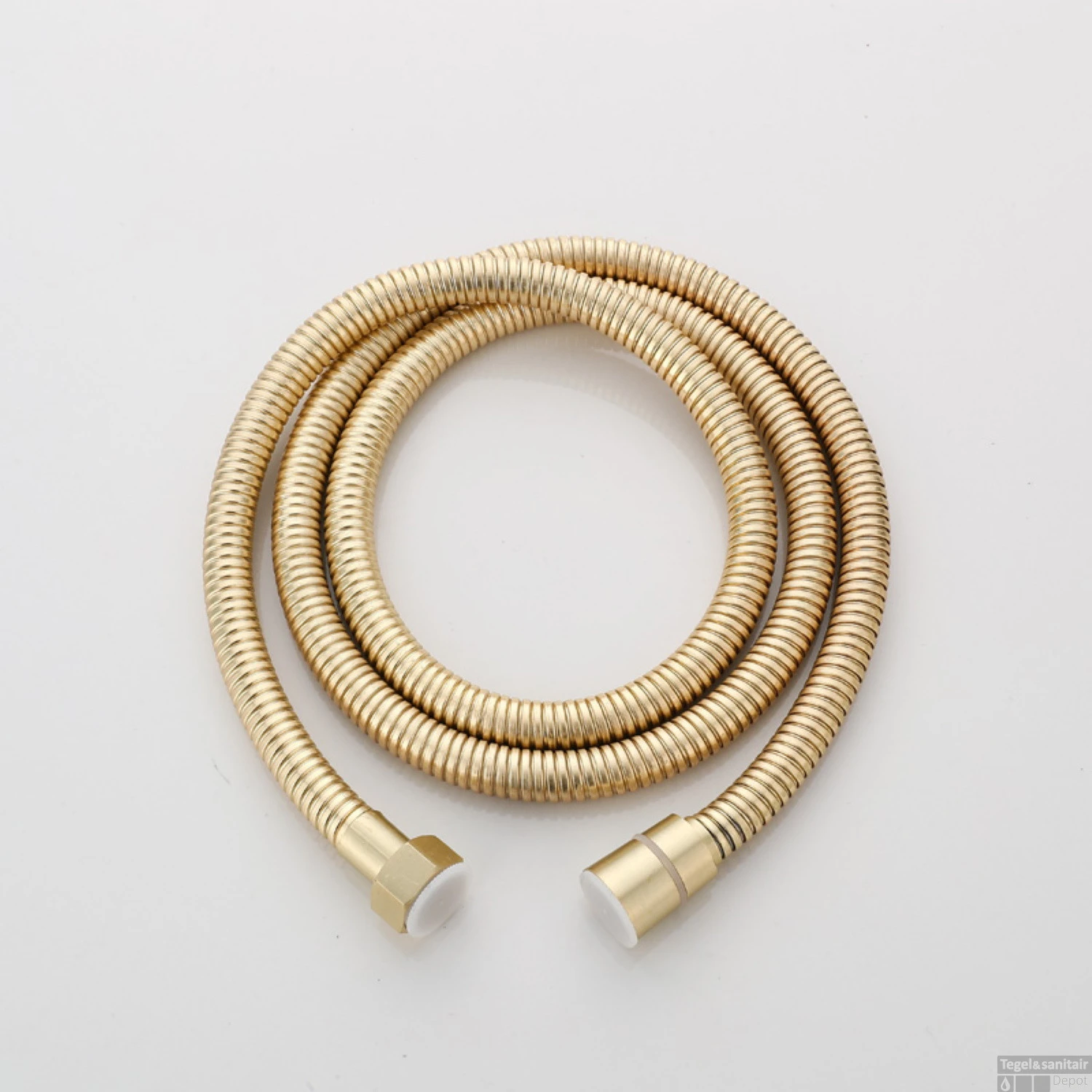 Inbouw Badkraan Boss & Wessing Gold Thermostatisch Met Handdoucheset Mat Goud 6 Inbouw Badkraan Boss & Wessing Gold Thermostatisch Met Handdoucheset Mat Goud - Afbeelding 4