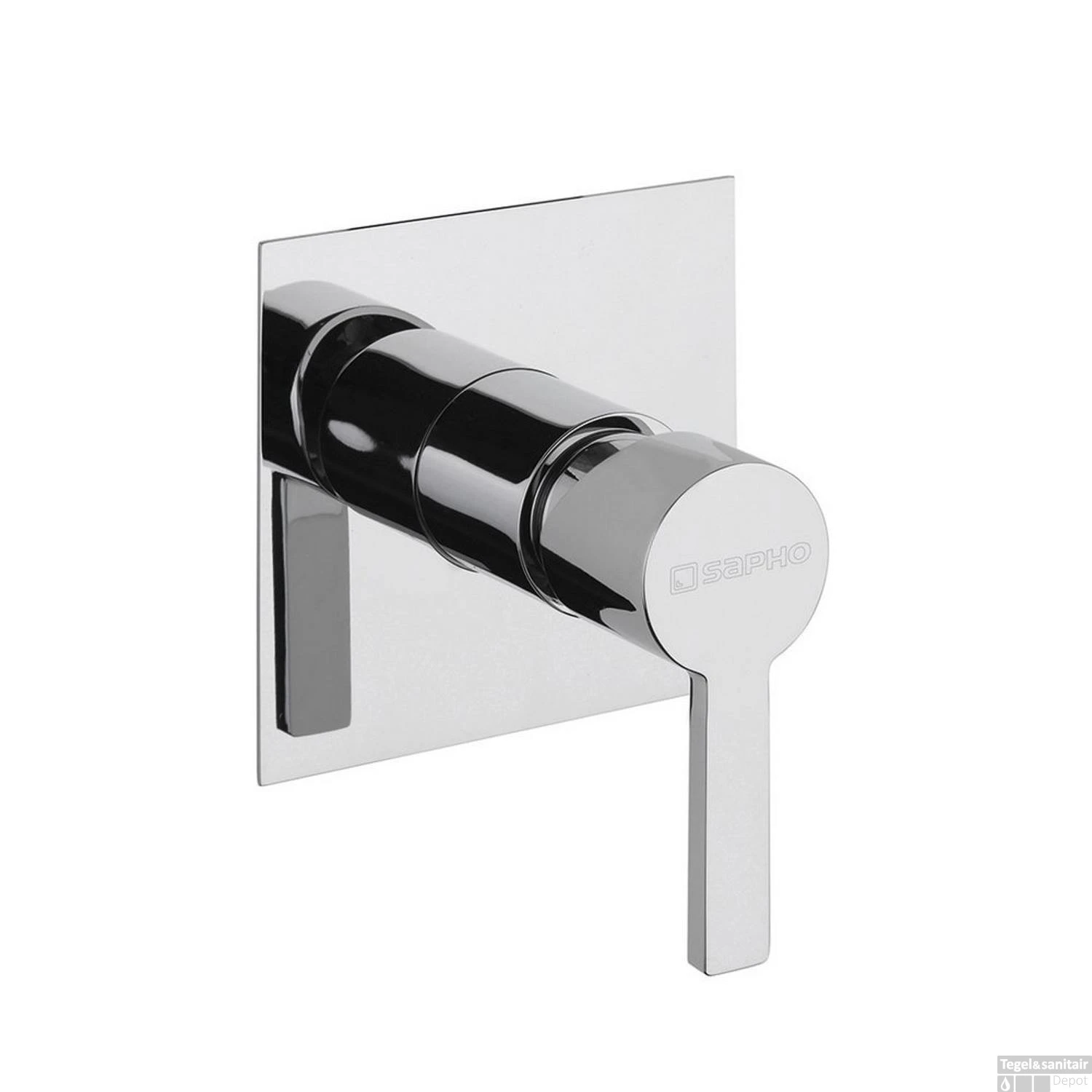 Douchekraan Inbouw Sapho Espada Mengkraan Afbouwdeel 1-weg Chroom (incl. Inbouwdeel)