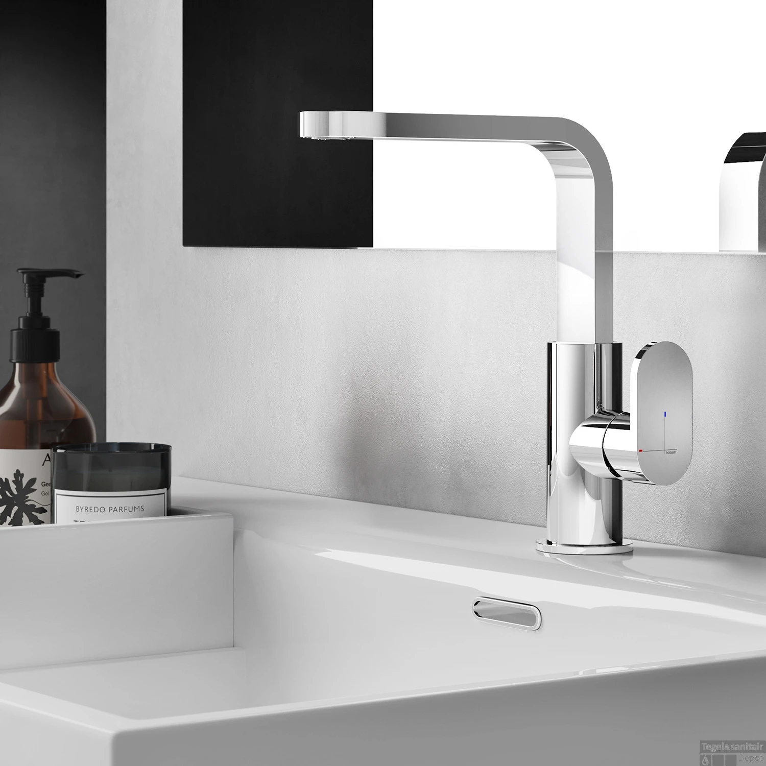 Wastafelmengkraan Hotbath Friendo 1-hendel Draaibare Uitloop 21.5 Cm Chroom 3 Wastafelmengkraan Hotbath Friendo 1-hendel Draaibare Uitloop 21.5 Cm Chroom