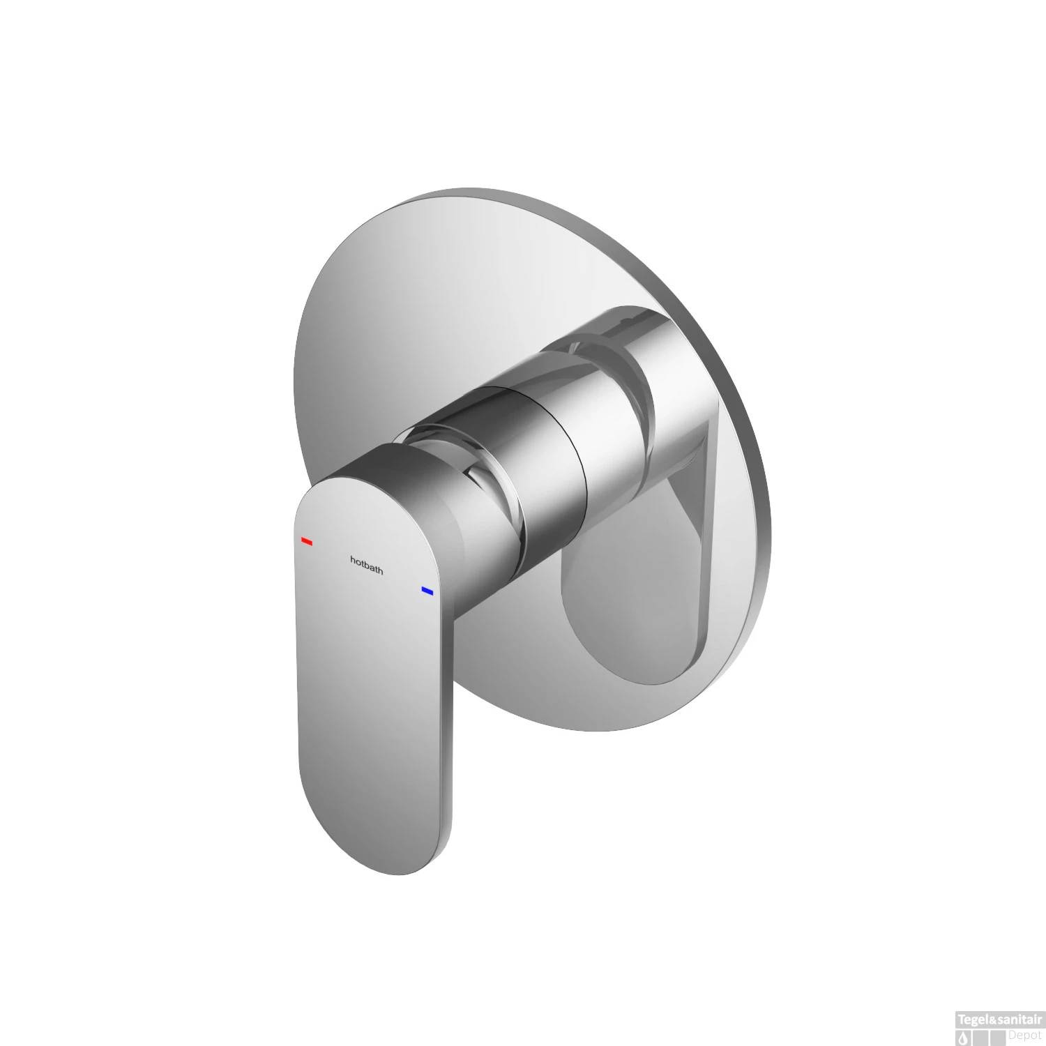 Douchemengkraan Hotbath Friendo Inbouw Rond Chroom 4 Douchemengkraan Hotbath Friendo Inbouw Rond Chroom - Afbeelding 2