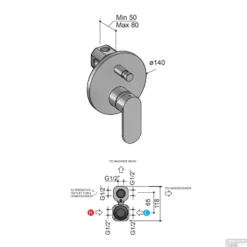 Douchemengkraan Hotbath Friendo Inbouw Met Automatische Omstelinrichting Chroom -Exporteren Badkamer Top Winkel f032cr douchemengkraan hotbath friendo inbouw met automatische omstelinrichting chroom tech