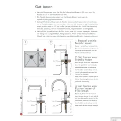 Quooker Flex Chroom Met Combi Boiler -Exporteren Badkamer Top Winkel flex algemeen installatie 5