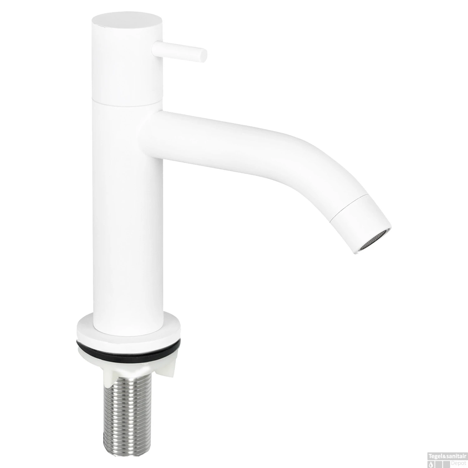 Fonteinkraan Differnz Mix Gebogen Mat Wit 3 Fonteinkraan Differnz Mix Gebogen Mat Wit