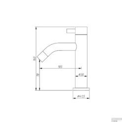 Fonteinkraan Sanilux Opbouw Laag 16 Cm RVS -Exporteren Badkamer Top Winkel fonteinkraan sanilux opbouw laag 16 cm rvs tech