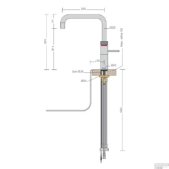 Quooker Fusion Square Chroom Met Combi Boiler 12 Quooker Fusion Square Chroom Met Combi Boiler -Exporteren Badkamer Top Winkel fusion square tech 6