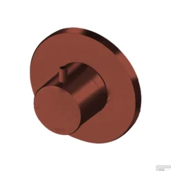 Inbouw Stopkraan Lagoo Garda Hendel Rond 10,1 Cm Messing Geborsteld Koper