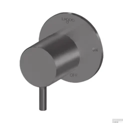 Inbouw 2-weg Omstel Lagoo Garda Hendel Gunmetal