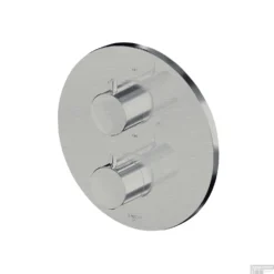 Inbouw Thermostaat Lagoo Garda Met 3-weg Omstel Knop Geborsteld Nikkel