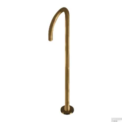 Vrijstaande Baduitloop Lagoo Garda Inbouw Messing Geborsteld Goud PVD