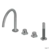 Badrandcombinatie Lagoo Garda Met Mengkraan, Uitloop, Omstel En Handdouche Messing Geborsteld Nikkel 2 Badrandcombinatie Lagoo Garda Met Mengkraan, Uitloop, Omstel En Handdouche Messing Geborsteld Nikkel -Exporteren Badkamer Top Winkel g3210 brushed nickel shop