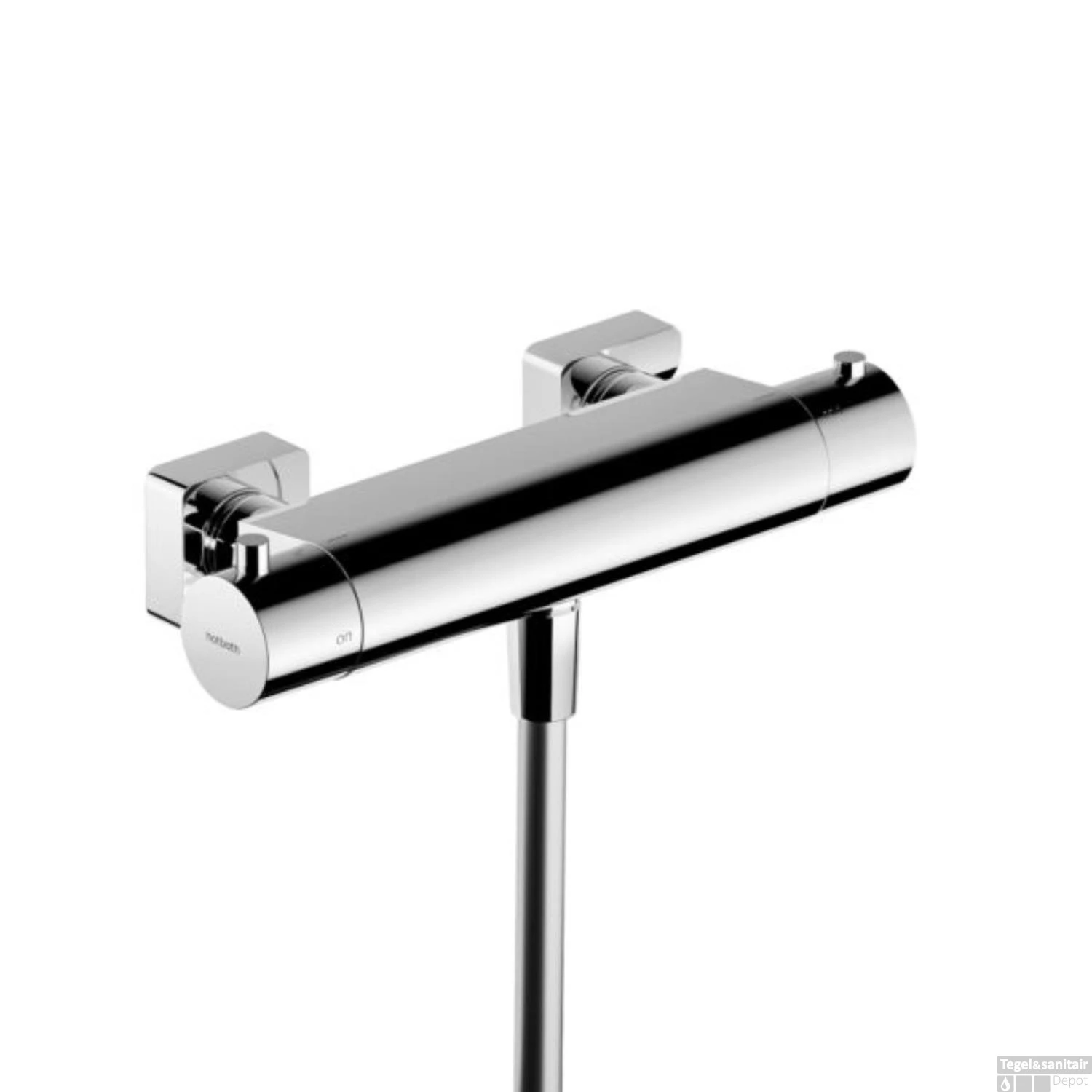 Douchekraan Hotbath Gal Opbouw Thermostaatkraan Chroom 3 Douchekraan Hotbath Gal Opbouw Thermostaatkraan Chroom