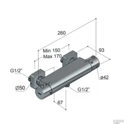 Douchekraan Hotbath Gal Opbouw Thermostaatkraan Chroom 5 Douchekraan Hotbath Gal Opbouw Thermostaatkraan Chroom -Exporteren Badkamer Top Winkel gl008cr douchekraan hotbath gal opbouw thermostaatkraan chroom tech