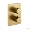 Douchethermostaat Hotbath Gal Inbouw 2-weg Omstel Geborsteld Messing PVD (excl. Inbouwdeel) -Exporteren Badkamer Top Winkel gl009extbbp 02