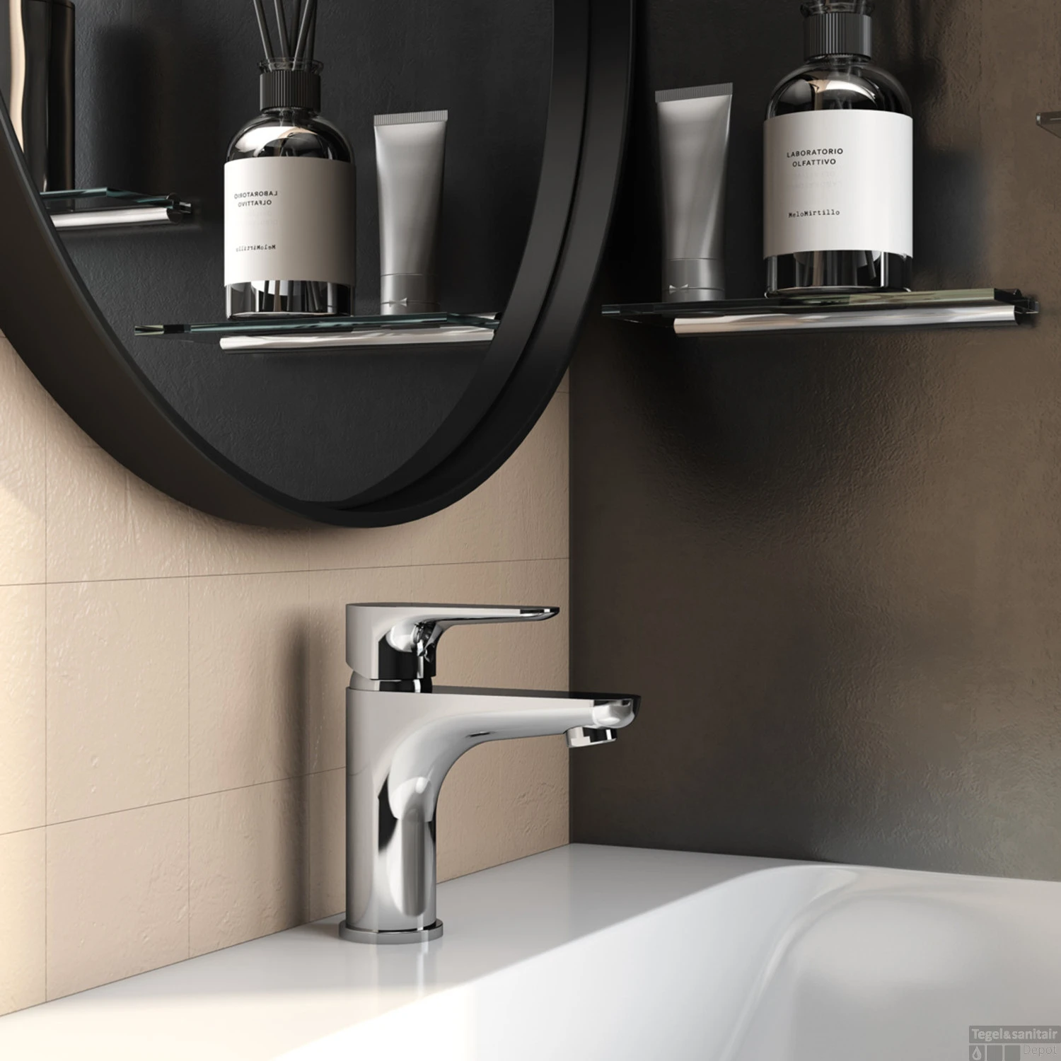 Wastafelmengkraan Hotbath Gringo 1-hendel Recht 15.7 Cm Chroom 4 Wastafelmengkraan Hotbath Gringo 1-hendel Recht 15.7 Cm Chroom - Afbeelding 2