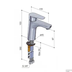 Wastafelmengkraan Hotbath Gringo 1-hendel Recht 15.7 Cm Chroom 13 Wastafelmengkraan Hotbath Gringo 1-hendel Recht 15.7 Cm Chroom -Exporteren Badkamer Top Winkel gr003cr wastafelmengkraan hotbath gringo 1 hendel recht 15.7 cm chroom tech