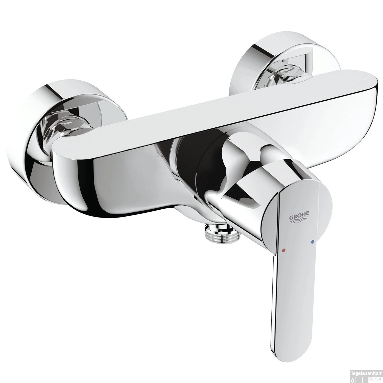 Douchekraan Grohe Get Zonder Omstel Met Koppelingen Chroom 3 Douchekraan Grohe Get Zonder Omstel Met Koppelingen Chroom