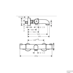 Hansgrohe Ecostat 1001cl Badthermostaat Chroom 5 Hansgrohe Ecostat 1001cl Badthermostaat Chroom -Exporteren Badkamer Top Winkel hansgrohe ecostat 1001cl badthermostaat chroom tech