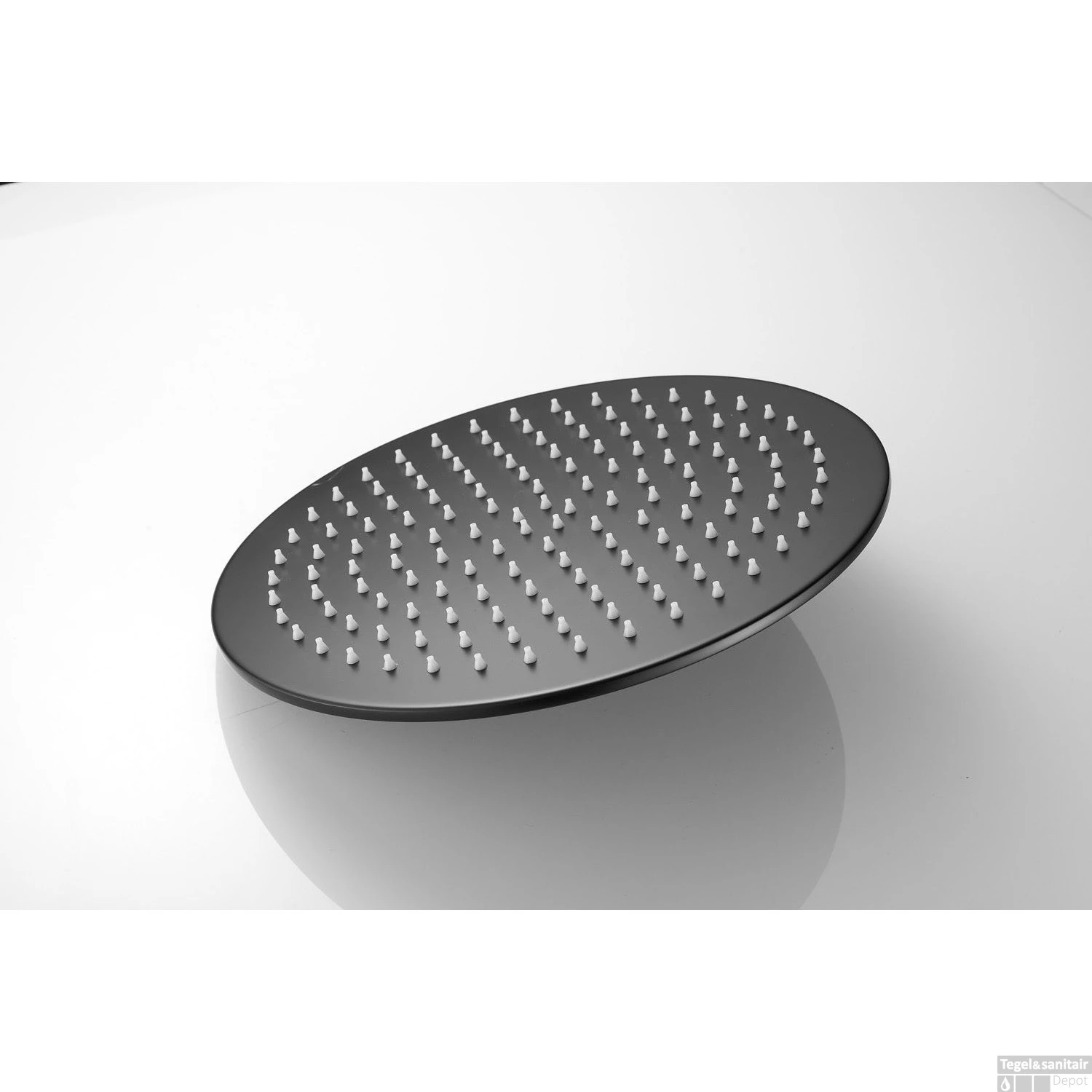 Hoofddouche Boss & Wessing Vision Rond 30 Cm Mat Zwart 4 Hoofddouche Boss & Wessing Vision Rond 30 Cm Mat Zwart - Afbeelding 2