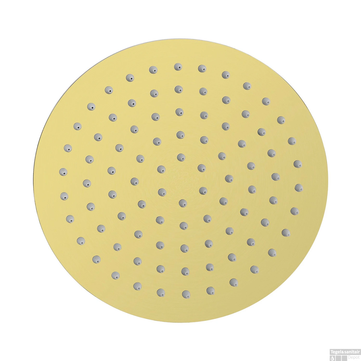 Hoofddouche BWS Colorato Rond 30 Cm Geborsteld Goud - Afbeelding 2