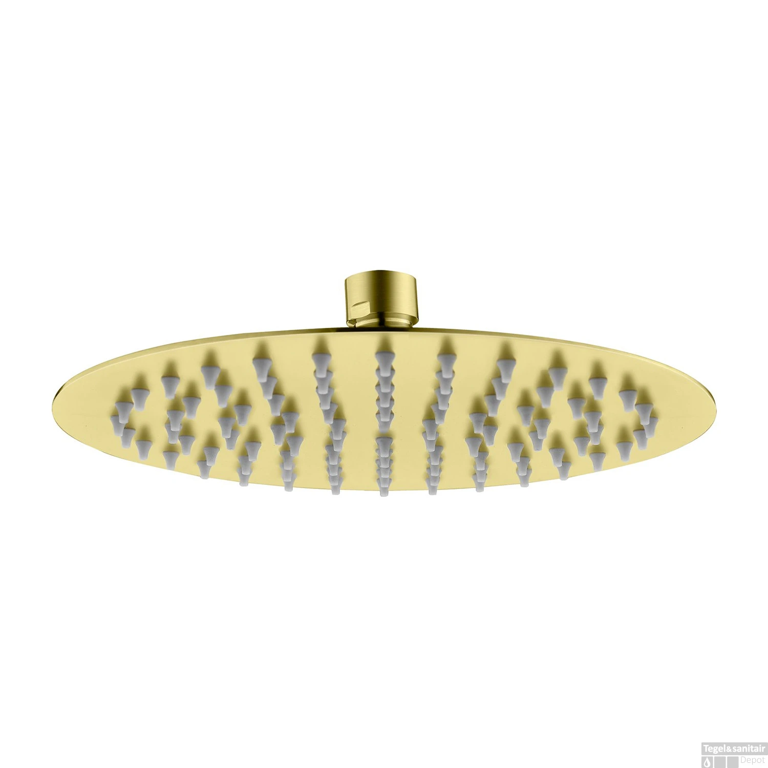 Hoofddouche BWS Colorato Rond 30 Cm Geborsteld Goud