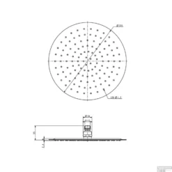 Hoofddouche BWS Colorato Rond 30 Cm Geborsteld Koper -Exporteren Badkamer Top Winkel hoofddouche bws colorato rond 30 cm geborsteld koper tech