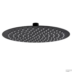 Hoofddouche BWS Colorato Rond 40 Cm Mat Zwart