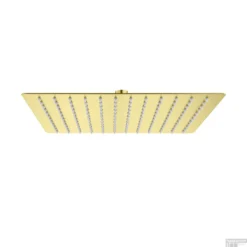 Hoofddouche BWS Colorato Vierkant 30x30 Cm Geborsteld Goud