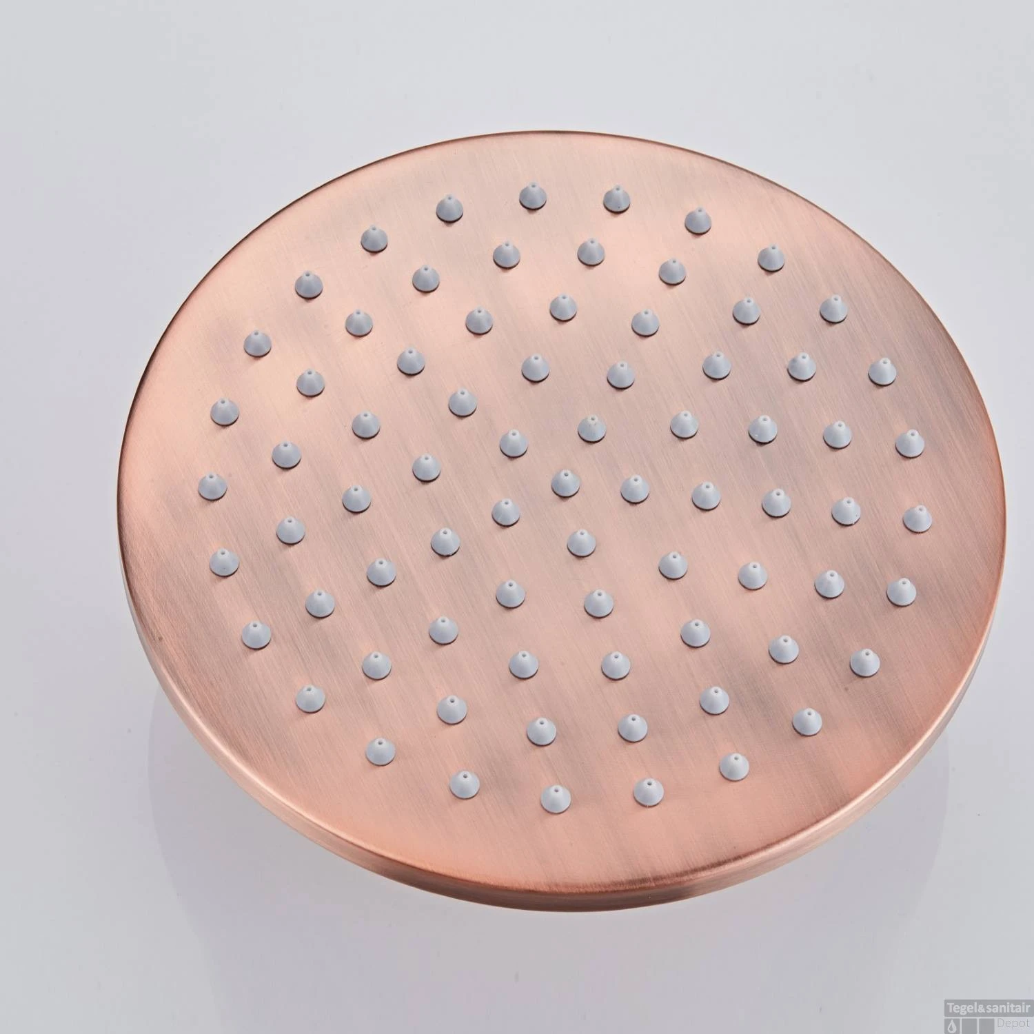 Hoofddouche BWS Koper 20 Cm Geborsteld Koper 3 Hoofddouche BWS Koper 20 Cm Geborsteld Koper