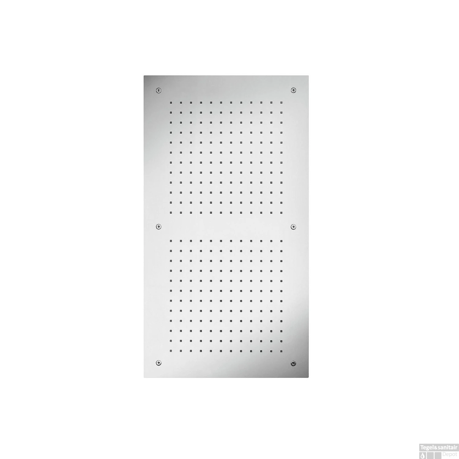 Hoofddouche Dubbel Met Kleur LED-Verlichting Herzbach Living Spa Chroom (twee Standen)