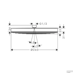 Hoofddouche HansGrohe Pulsify S 260 1 Jet Zonder Wandaansluiting Mat Wit -Exporteren Badkamer Top Winkel hoofddouche hansgrohe pulsify s 260 1 jet tech 2