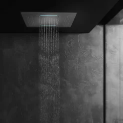 Hoofddouche Hotbath Mate Met Cascade Vierkant 95x95 Cm LED Chroom -Exporteren Badkamer Top Winkel hoofddouche hotbath mate vierkant 95x95 cm led chroom sfeer4