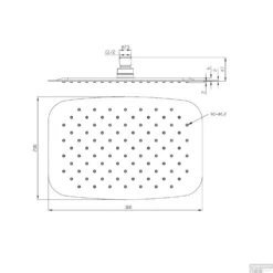 Hoofddouche Ovaal UFO Wiesbaden 30x20x2 Cm Geborsteld Staal 6 Hoofddouche Ovaal UFO Wiesbaden 30x20x2 Cm Geborsteld Staal -Exporteren Badkamer Top Winkel hoofddouche ovaal ufo wiesbaden 30x20x0.2 cm chroom 29.2852 tech 2