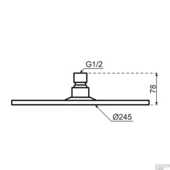 Hoofddouche Qisani Flow Ø 25 Cm Geborsteld Mat Zwart -Exporteren Badkamer Top Winkel hoofddouche qisani flow 25 cm geborsteld mat zwart tech