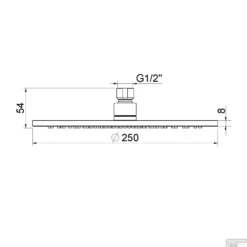 Hoofddouche Wiesbaden Caral Rond 25 Cm Antikalk Mat Zwart 5 Hoofddouche Wiesbaden Caral Rond 25 Cm Antikalk Mat Zwart -Exporteren Badkamer Top Winkel hoofddouche wiesbaden caral rond 25 cm antikalk mat zwart tech