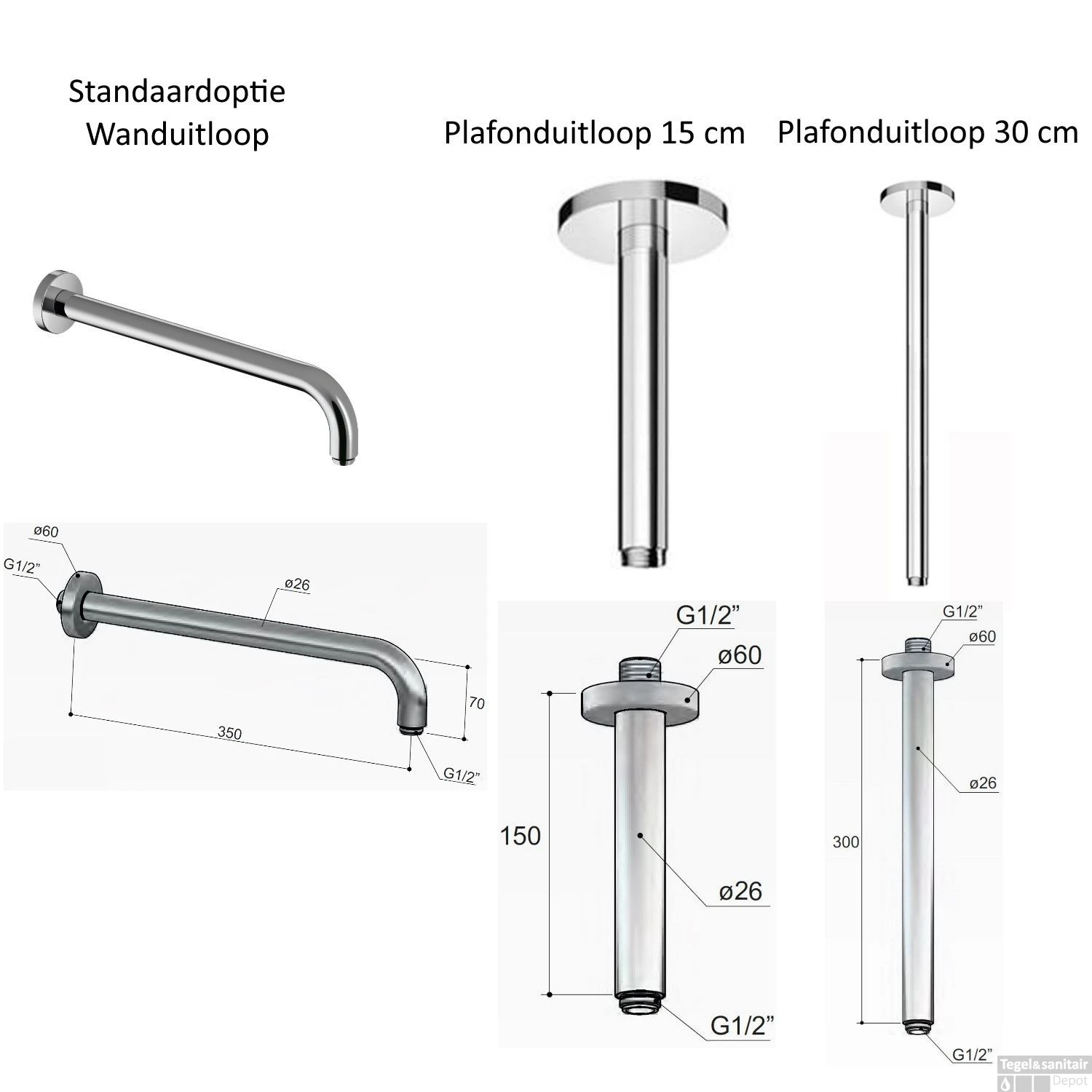 Complete Regendouche Hotbath Get Together IBS2A Inbouwset Met 2-Weg Stop Omstel Vierkant 6 Complete Regendouche Hotbath Get Together IBS2A Inbouwset Met 2-Weg Stop Omstel Vierkant - Afbeelding 4